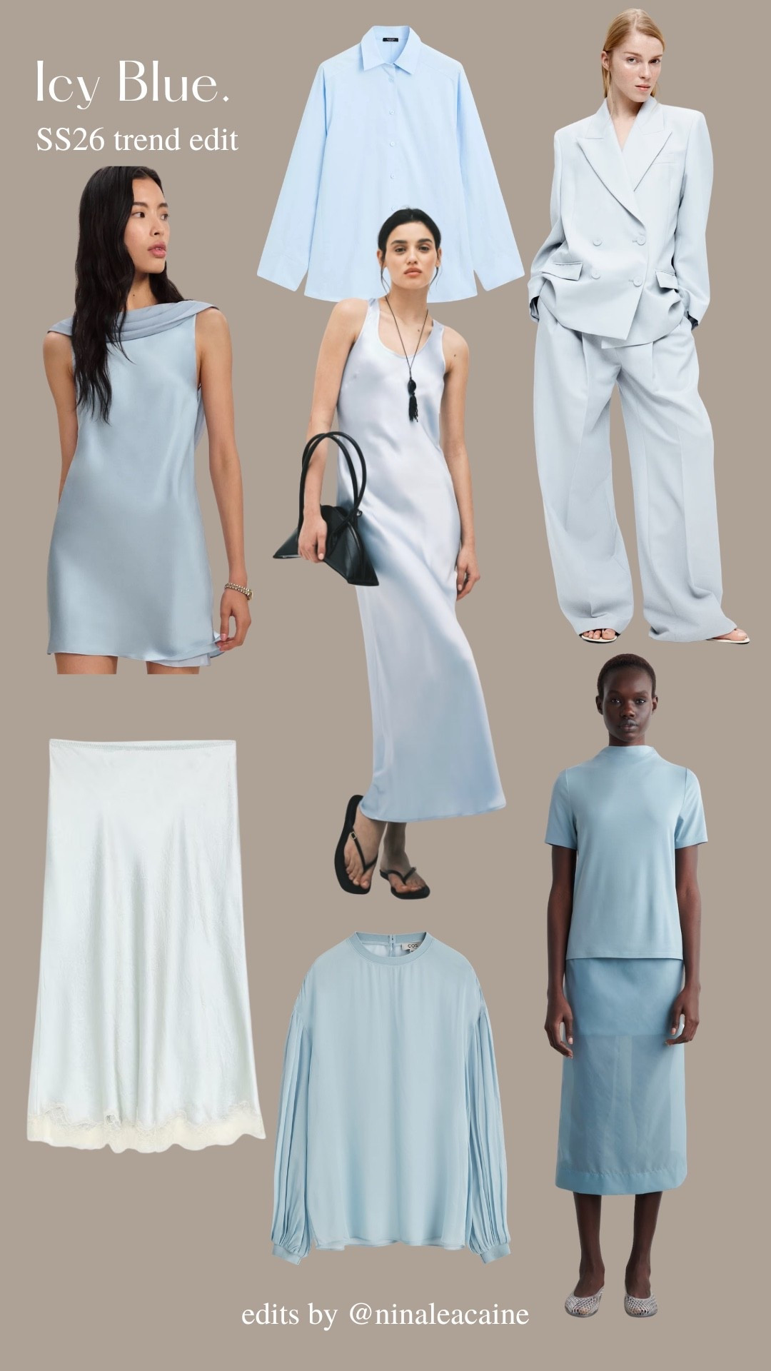 Icy blue trend edit #icyblue #2026trends 