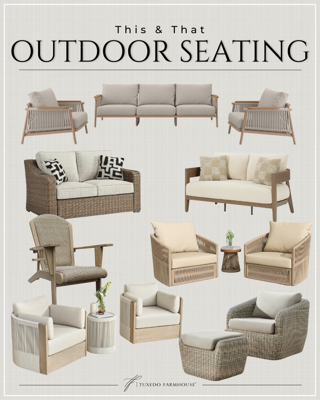 Create a comfortable and inviting outdoor retreat with seating that blends style and relaxation. From cozy lounge chairs to spacious sofas and woven textures, these outdoor pieces are perfect for gathering, unwinding, and enjoying warm days ahead.

Seasonal, home decor, spring, furniture, chairs, benches, loveseats 

 #LTKSeasonal #LTKHome #LTKSaleAlert