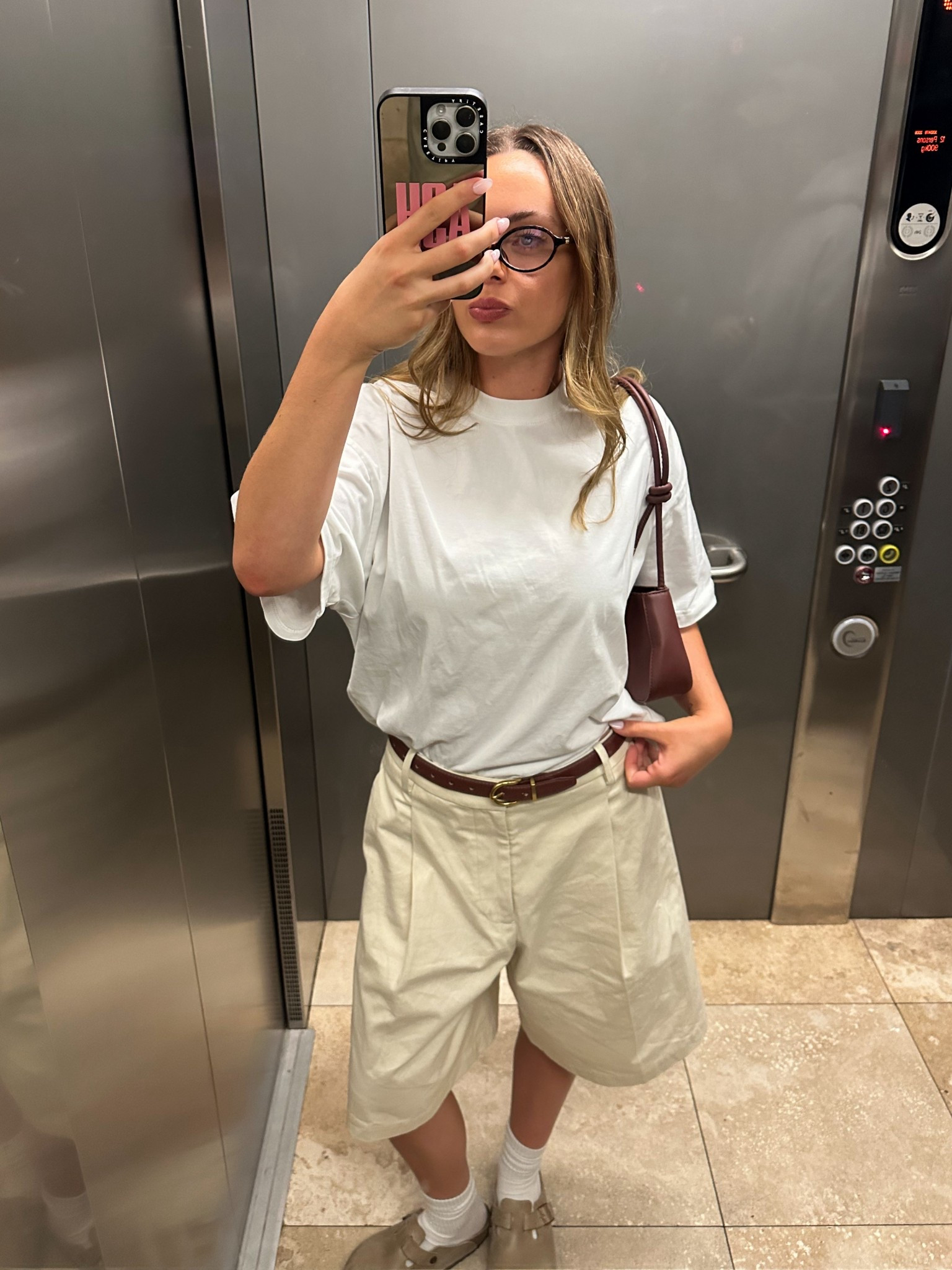 Shorts from my bfs wardrobe but makes a cute outfit 🤭