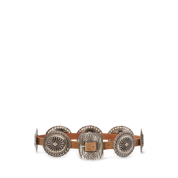 Metal-Accent Suede Belt | Ralph Lauren (IE)