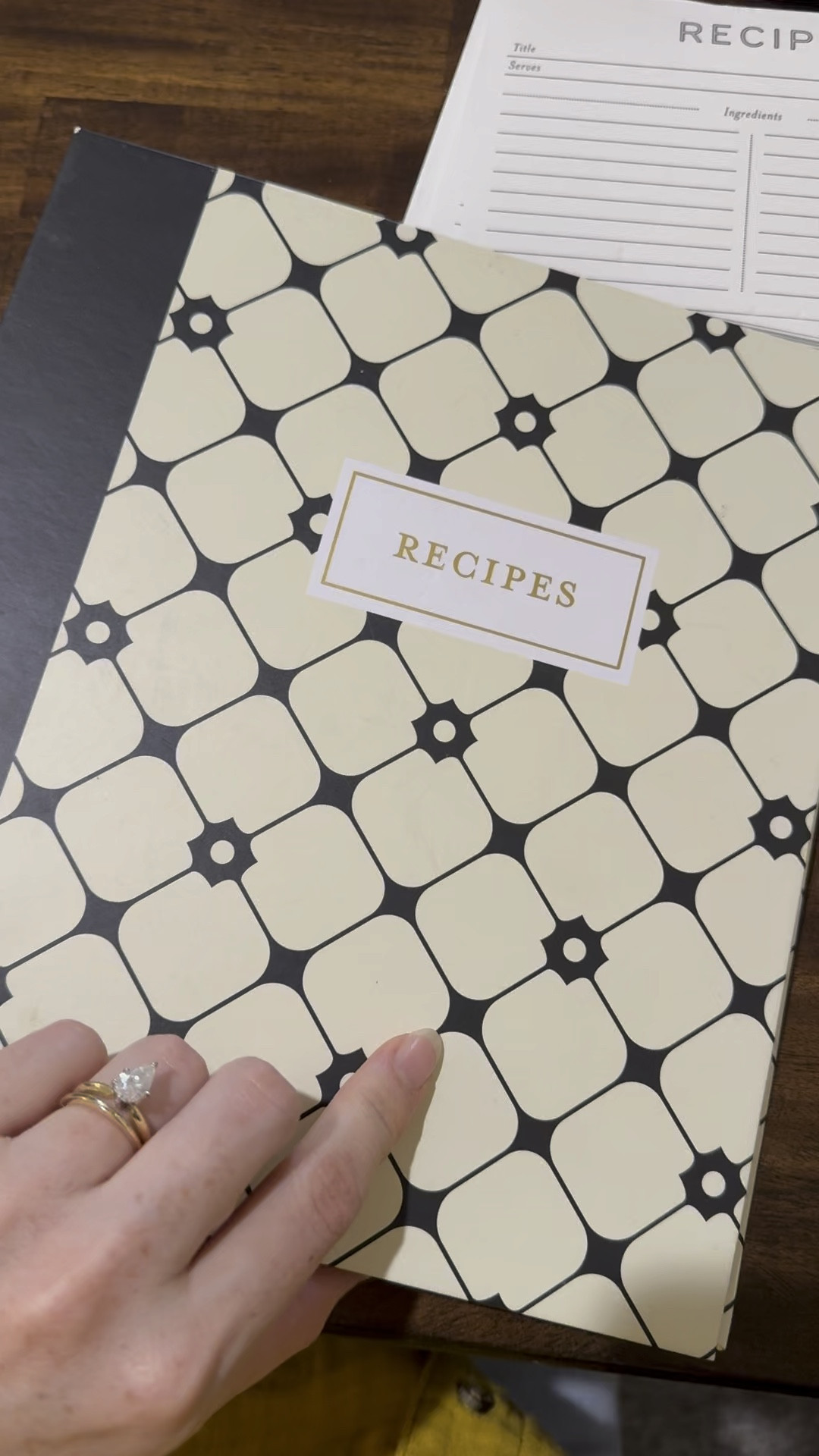 I love this recipe book, especially the design of it! 

#LTKGiftGuide #LTKHome #LTKVideo