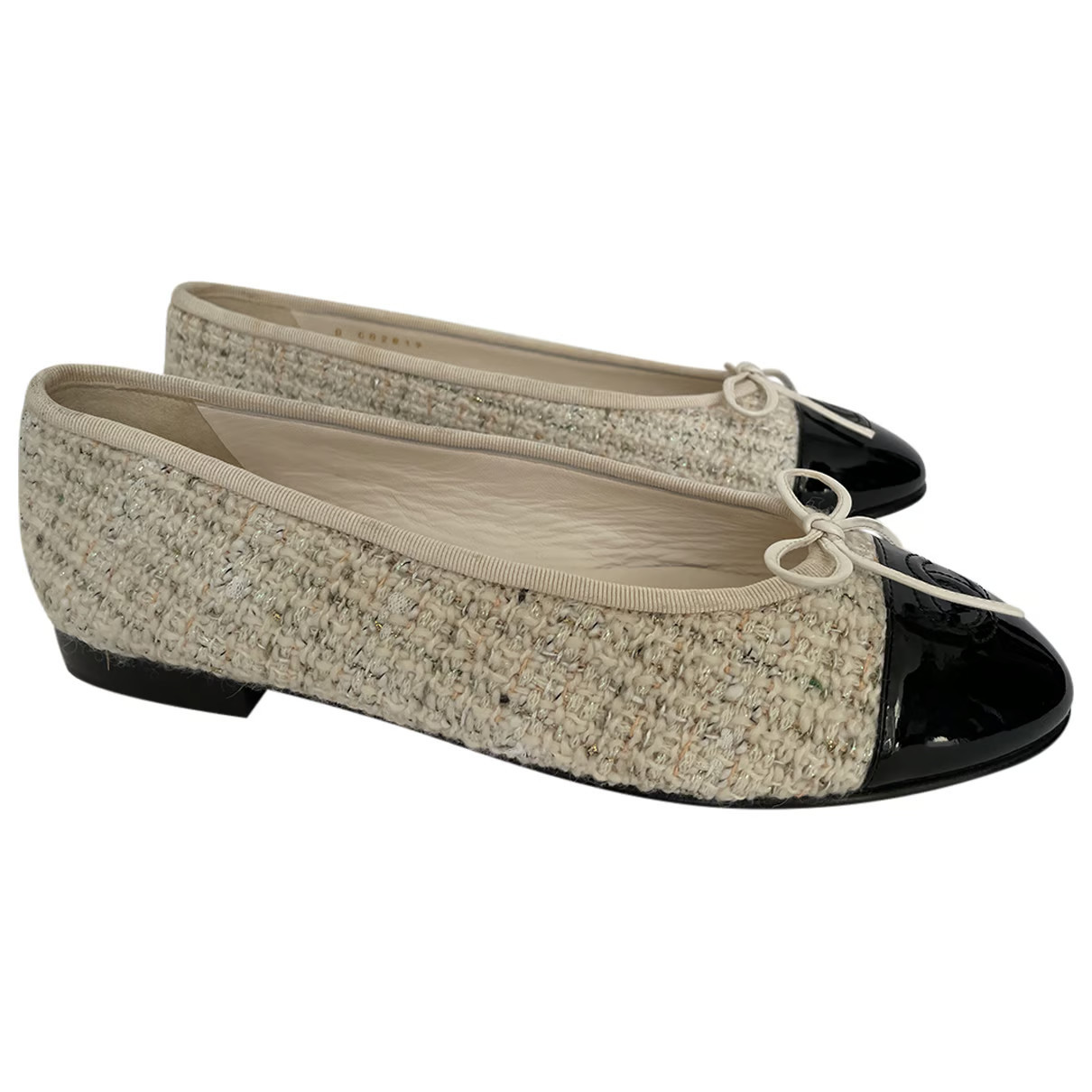 Chanel Cambon cloth ballet flats | Vestiaire Collective (Global)