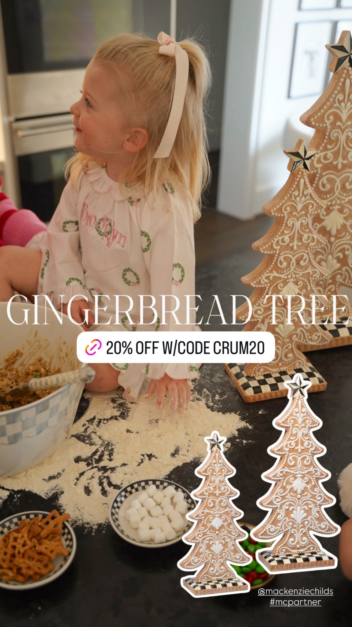 we heard santa requested monster cookies this year 🍪👀 and I don’t think he will be disappointed!! how cute are my little sous chefs?

I got my last @mackenziechilds code of the year!! get 20% off your order w/code CRUM20 for the next 48 hours (exclusions apply)!! #mcpartner

#LTKSaleAlert #LTKGiftGuide #LTKHoliday