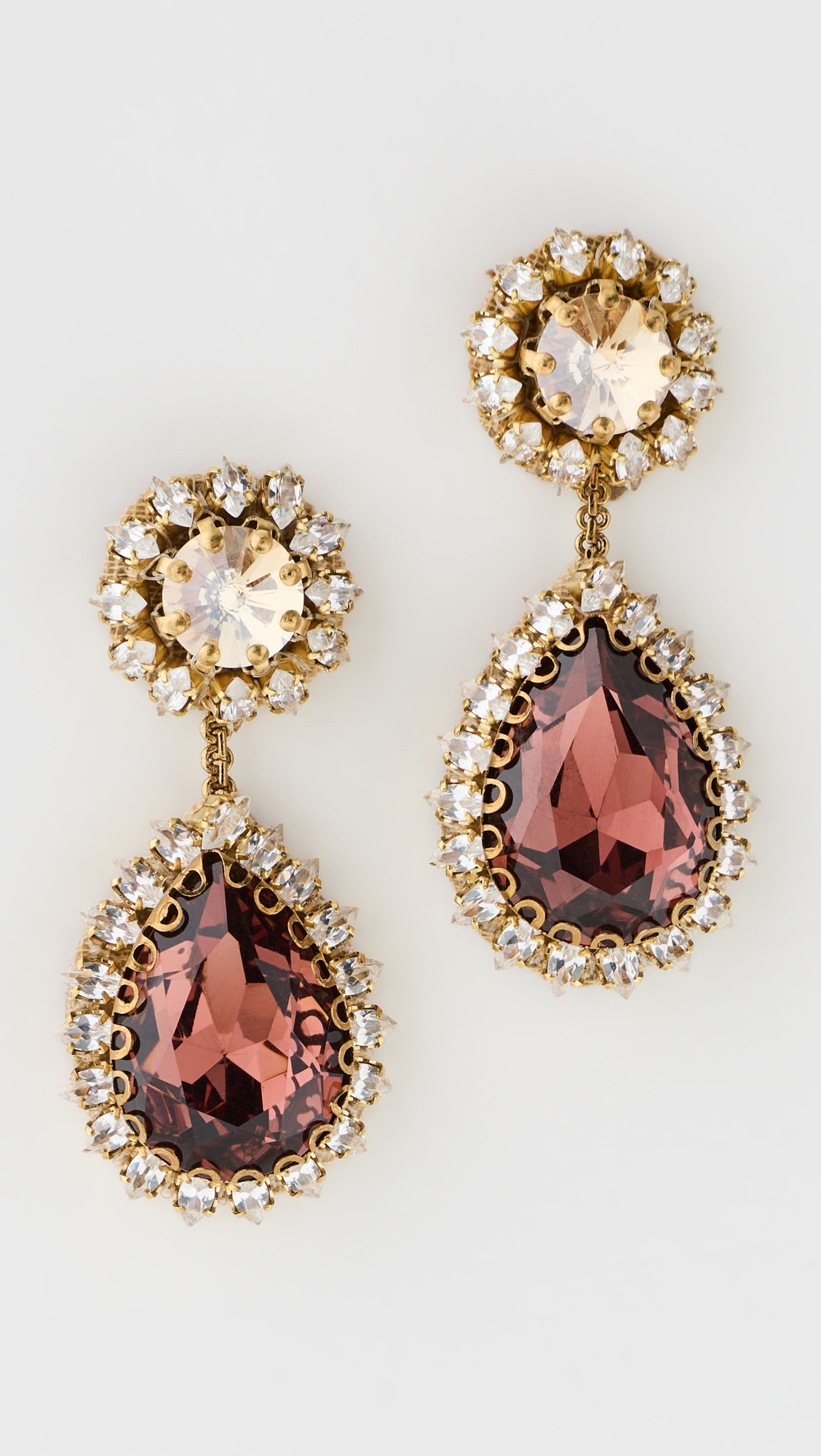 Deepa Gurnani Rekhi Earrings Amethyst One Size | Shopbop