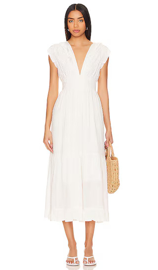 Bonnie Dress in Eggshell | Revolve Clothing (Global)
