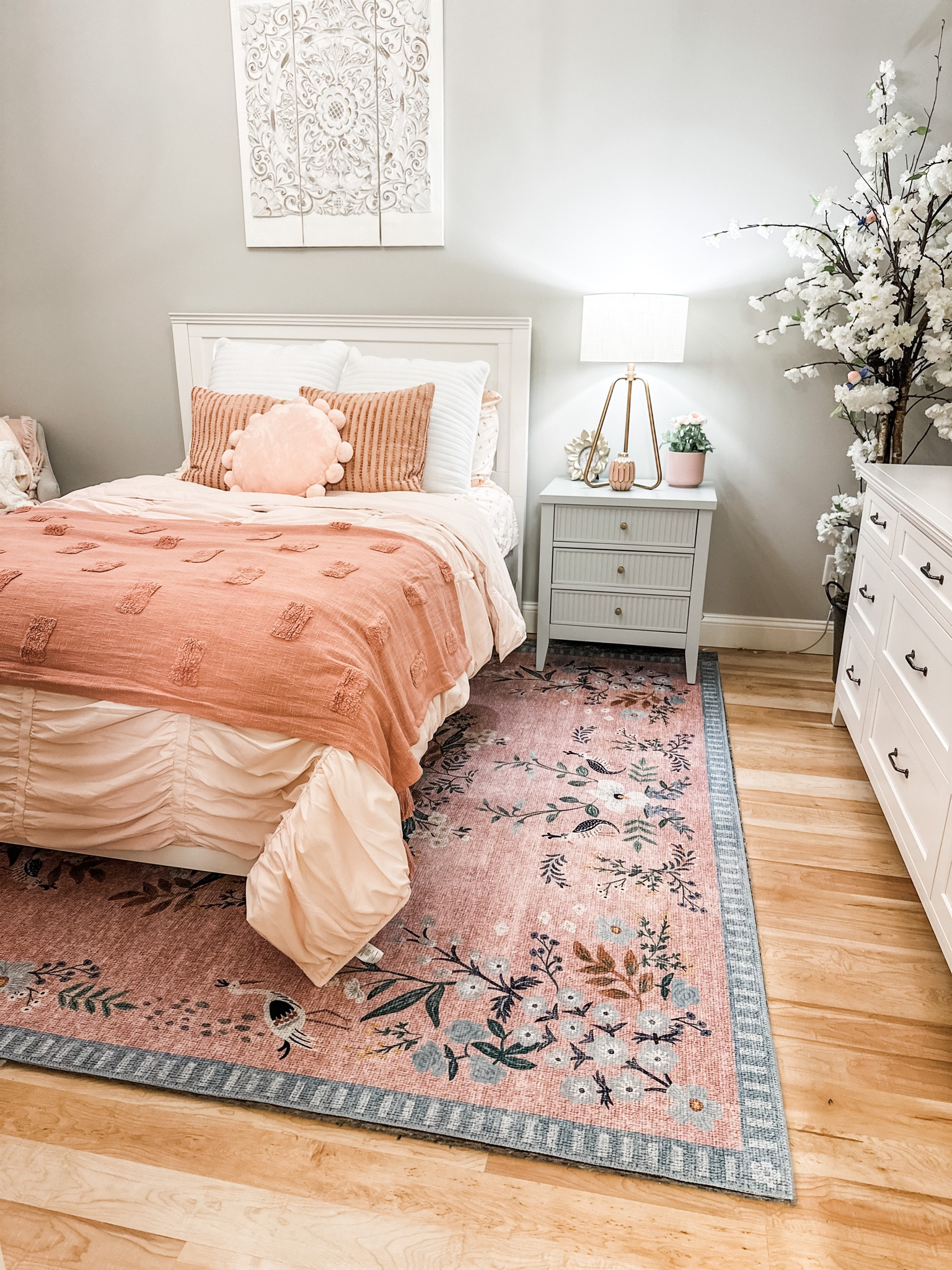 A pretty pink & floral design for a sweet little girls bedroom!

#LTKkids #LTKfamily #LTKhome