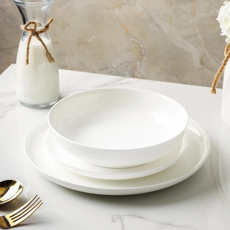 Stone Lain Gabrielle 24-Piece Dinnerware Set Bone China (Set of 24) | Wayfair North America