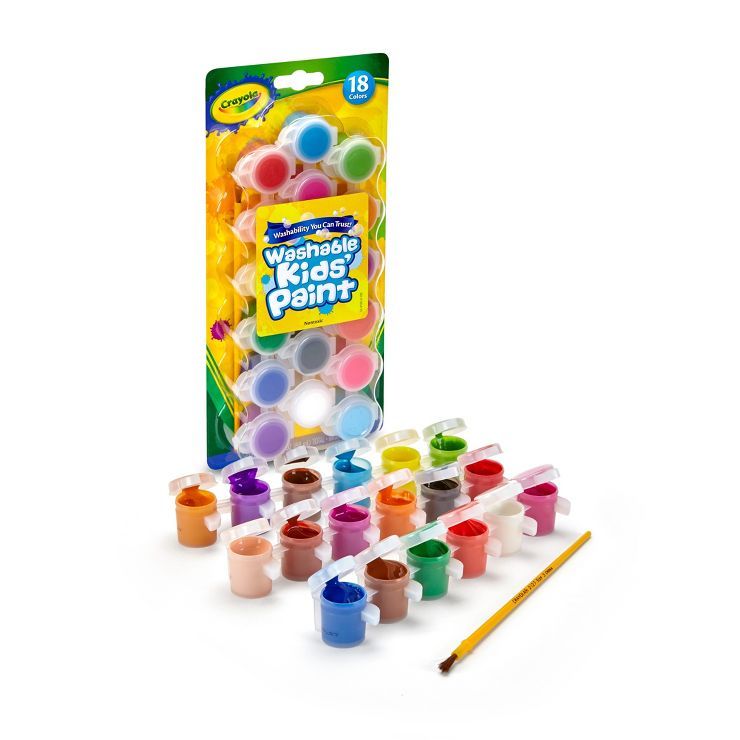 Crayola 18ct Washable Paint Set for Kids | Target