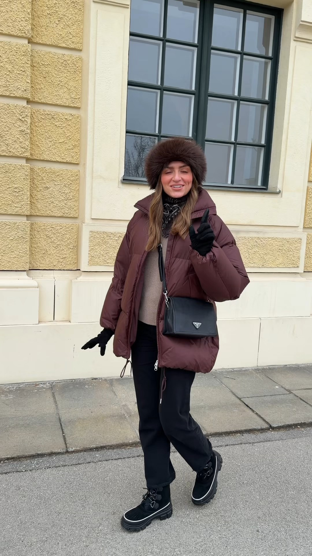 Winter wrapped up outfit
XXS in the Arket down puffer coat
Zara faux fur hat
Cos jumper
Levi’s ribcage jeans
Sorrel snow boots
Prada bag bought at Bicester Village so can’t link
Kujten cashmere neck scarf, can’t link on here so have tried to find similar


#LTKfestive #LTKuk #LTKwinter