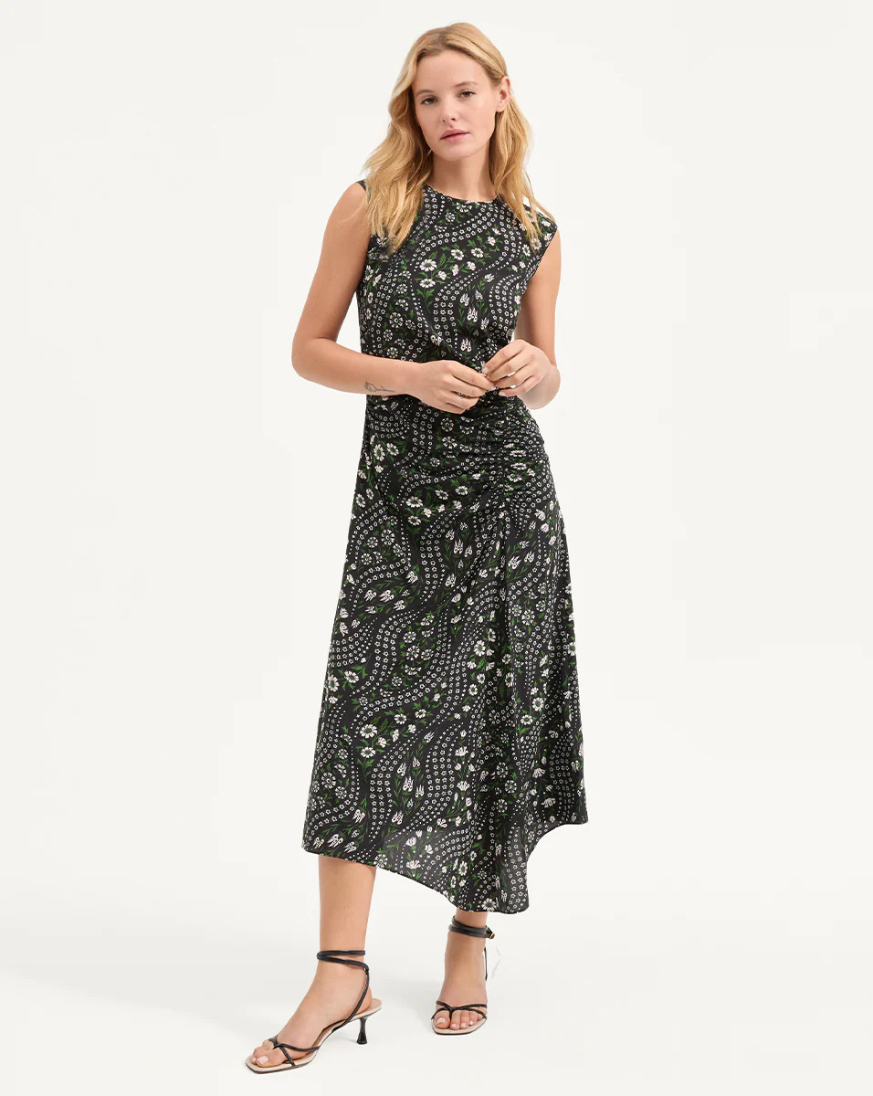 Viviana Dress in Black Multi | Veronica Beard | Veronica Beard
