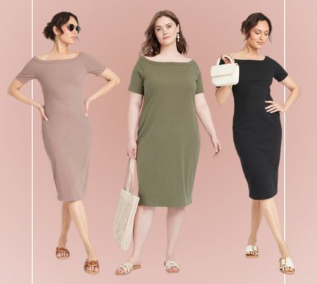 New at Target 🎯 Off Shoulder Bodycon Midi Dress 

#LTKSeasonal #LTKunder50 #LTKstyletip
