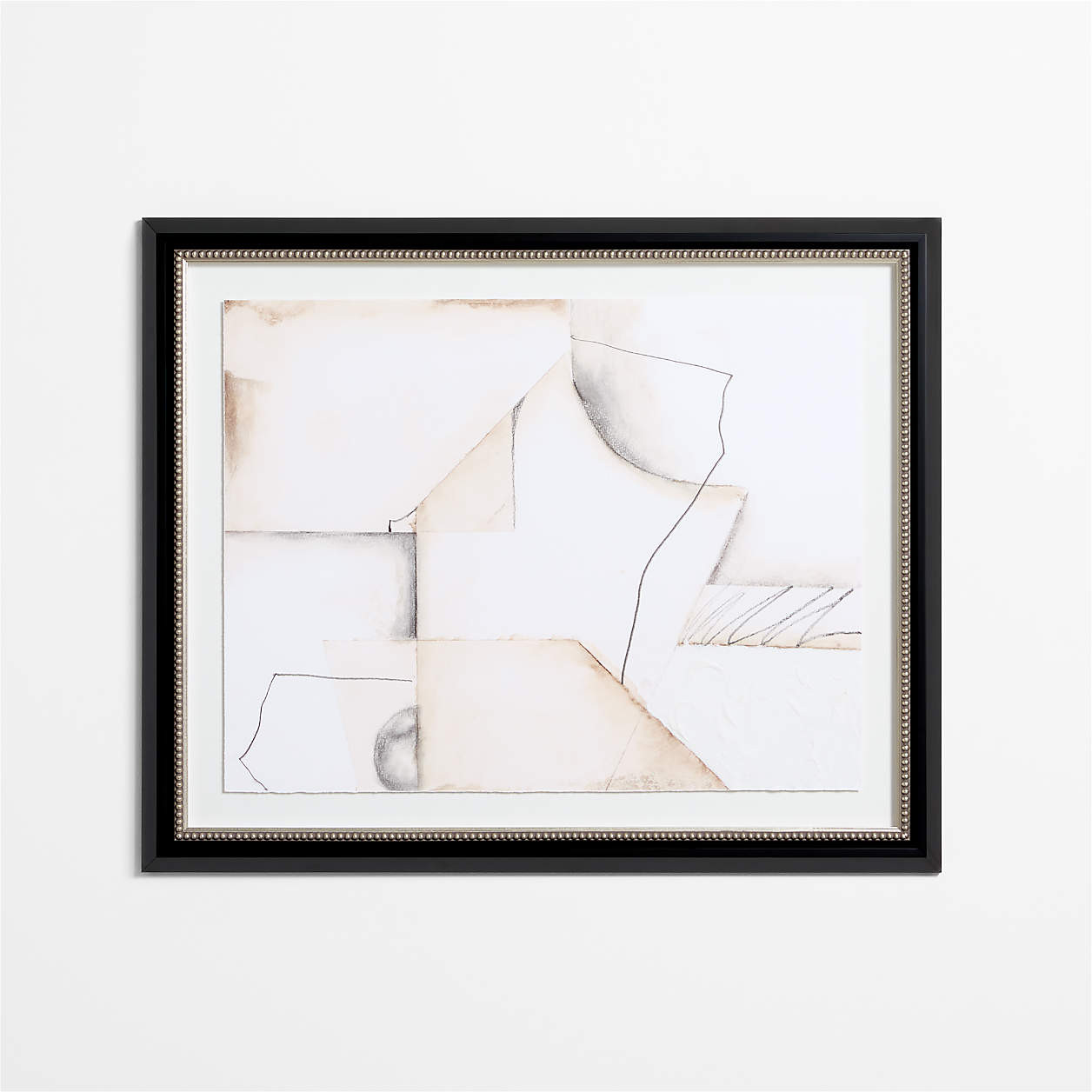 "The Effect" by Joe Turner 51.7"x41.7" Framed Wall Art Print | Crate & Barrel | Crate & Barrel