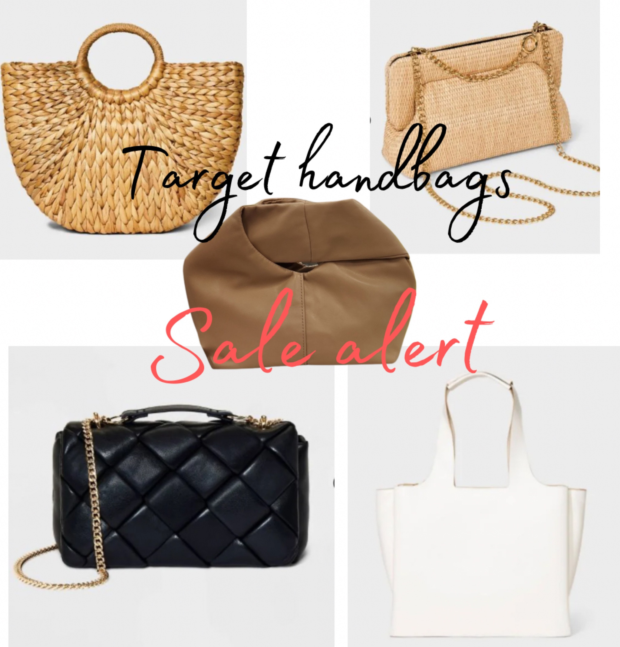These chic handbags from target are currently on sale|| these are perfect as a part of work outfit or with any formal wear 

#LTKstyletip #LTKsalealert