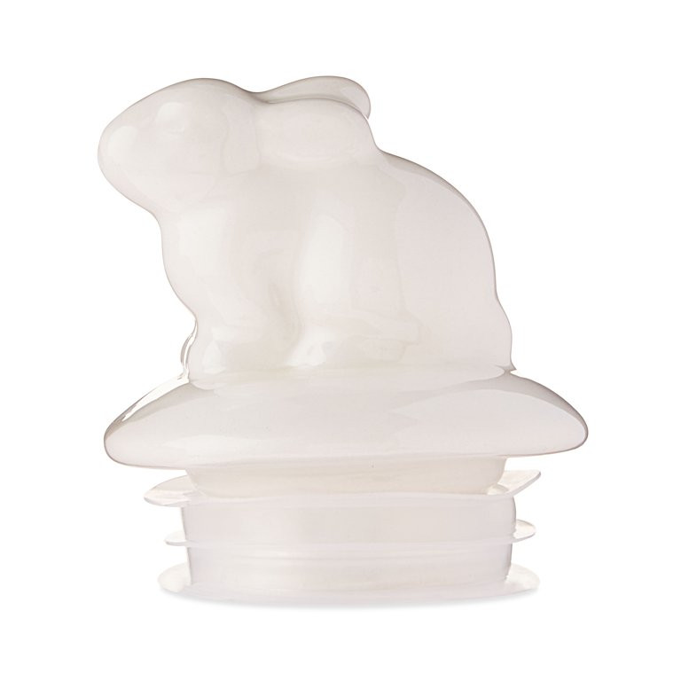 Easter Decorative Glass Jar with Sitting White Bunny Lid, 6.25 in, by Way To Celebrate | Walmart (US)