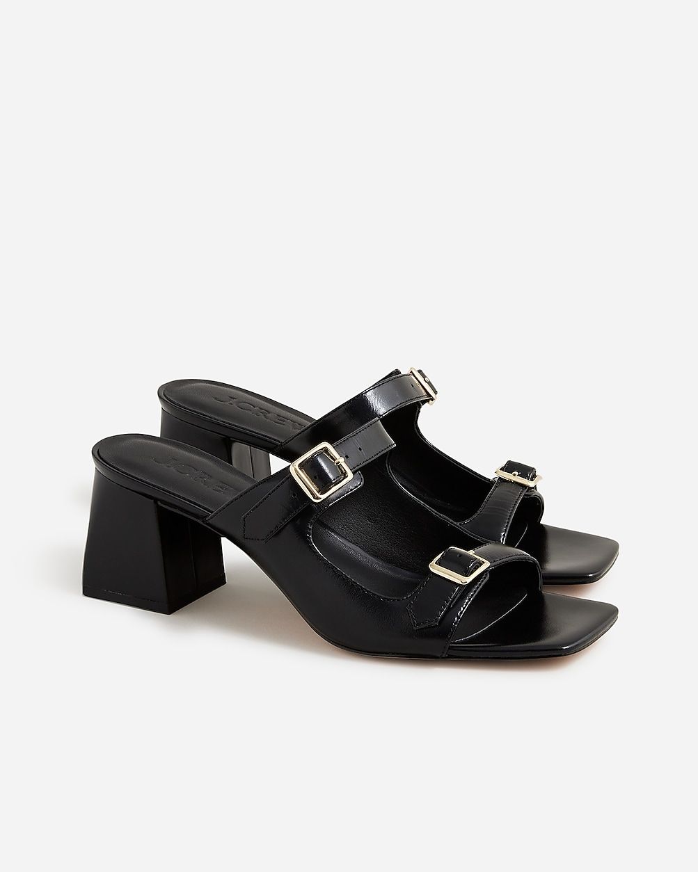 Layne buckle sandals in leather | J.Crew US