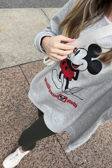 Disney world outfit! Love this easy sweatshirt and legging combo for a day at magic kingdom. Also, got stopped twice in the parks to ask about these sneakers! Super comfortable right out of the box.



Walt Disney world outfit, Disney packing list, Disneyworld outfit, Disney winter, magic kingdom outfit, animal kingdom outfit, Epcot outfit

#LTKSeasonal #LTKtravel