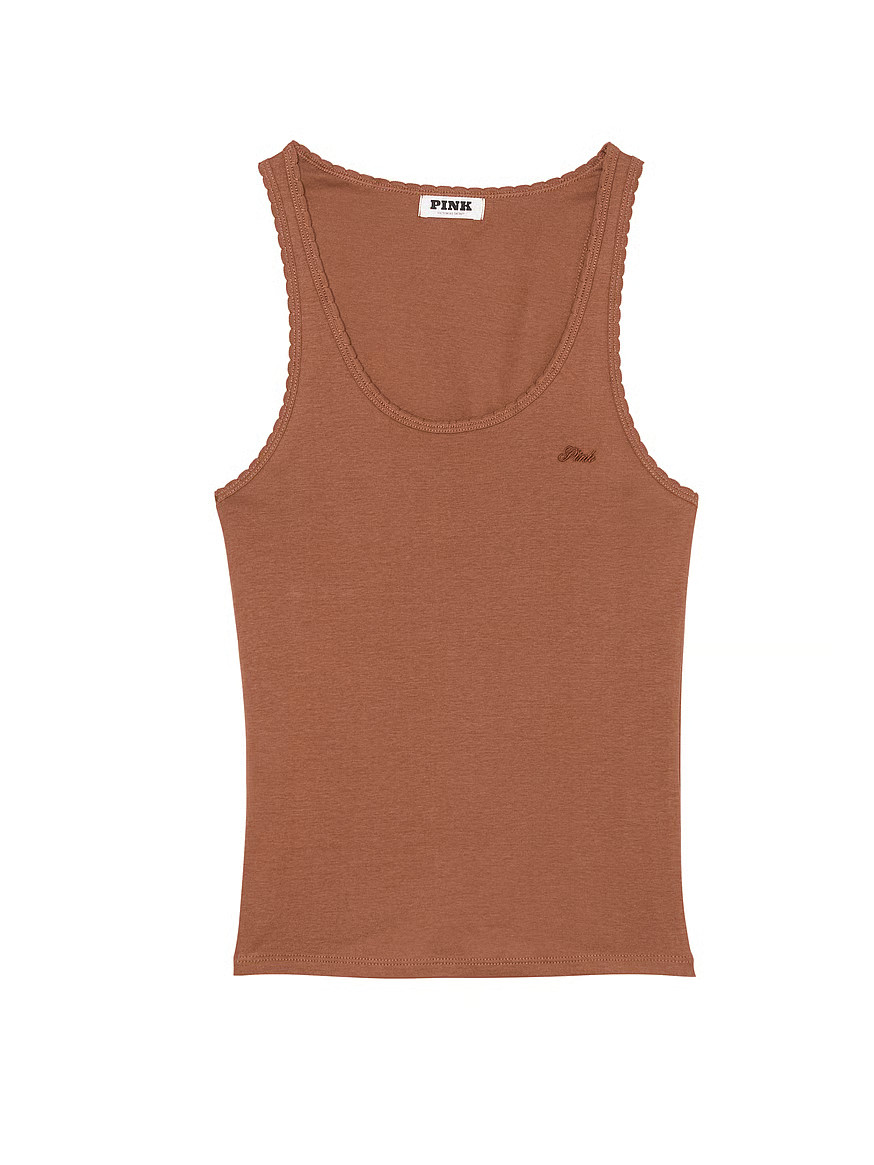 Spill-the-Tea Cotton Tank Top | Victoria's Secret (US / CA )