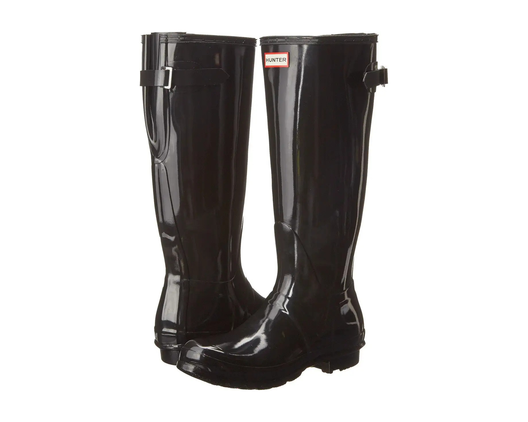 Original Back Adjustable Gloss Rain Boots | Zappos