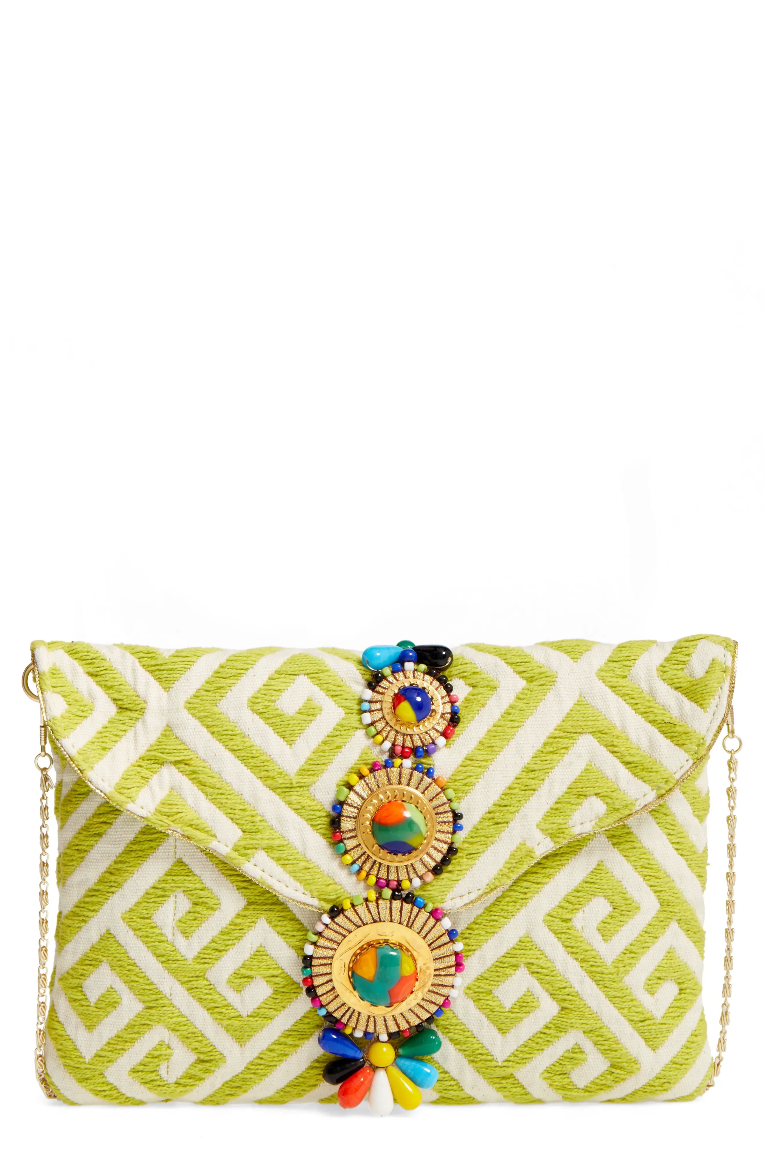 Beaded & Embroidered Clutch | Nordstrom