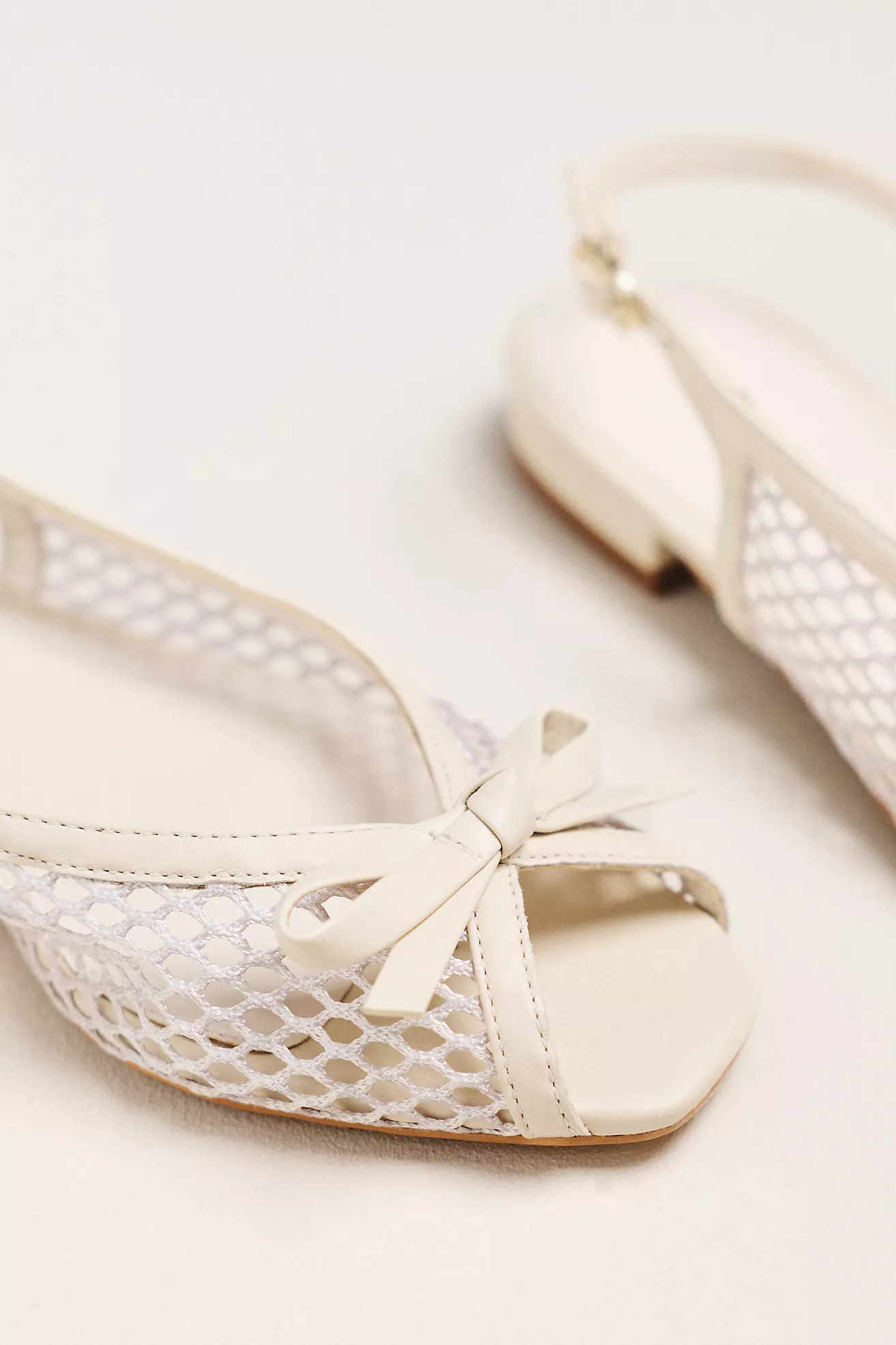 Maeve Mesh Slingback Flats | Anthropologie (US)