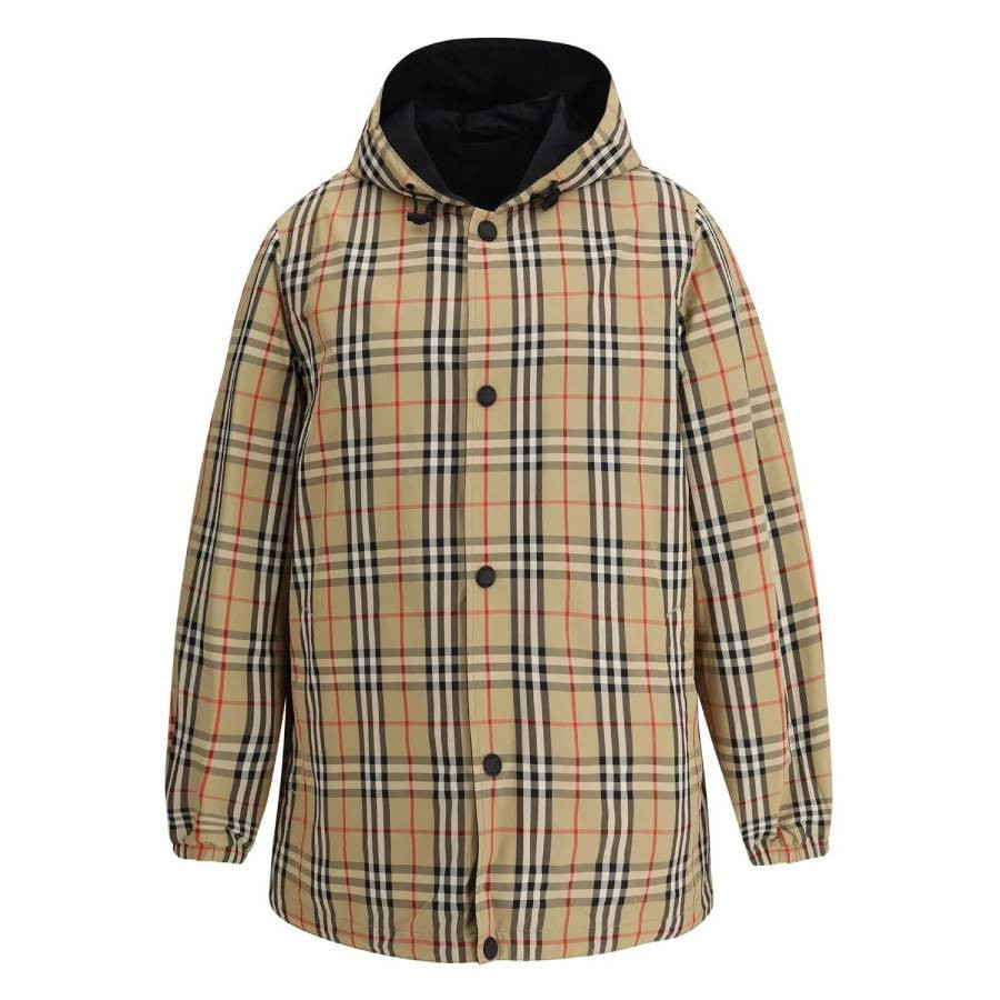 Burberry Checked Reversible Hooded Jacket | Jomashop.com & JomaDeals.com