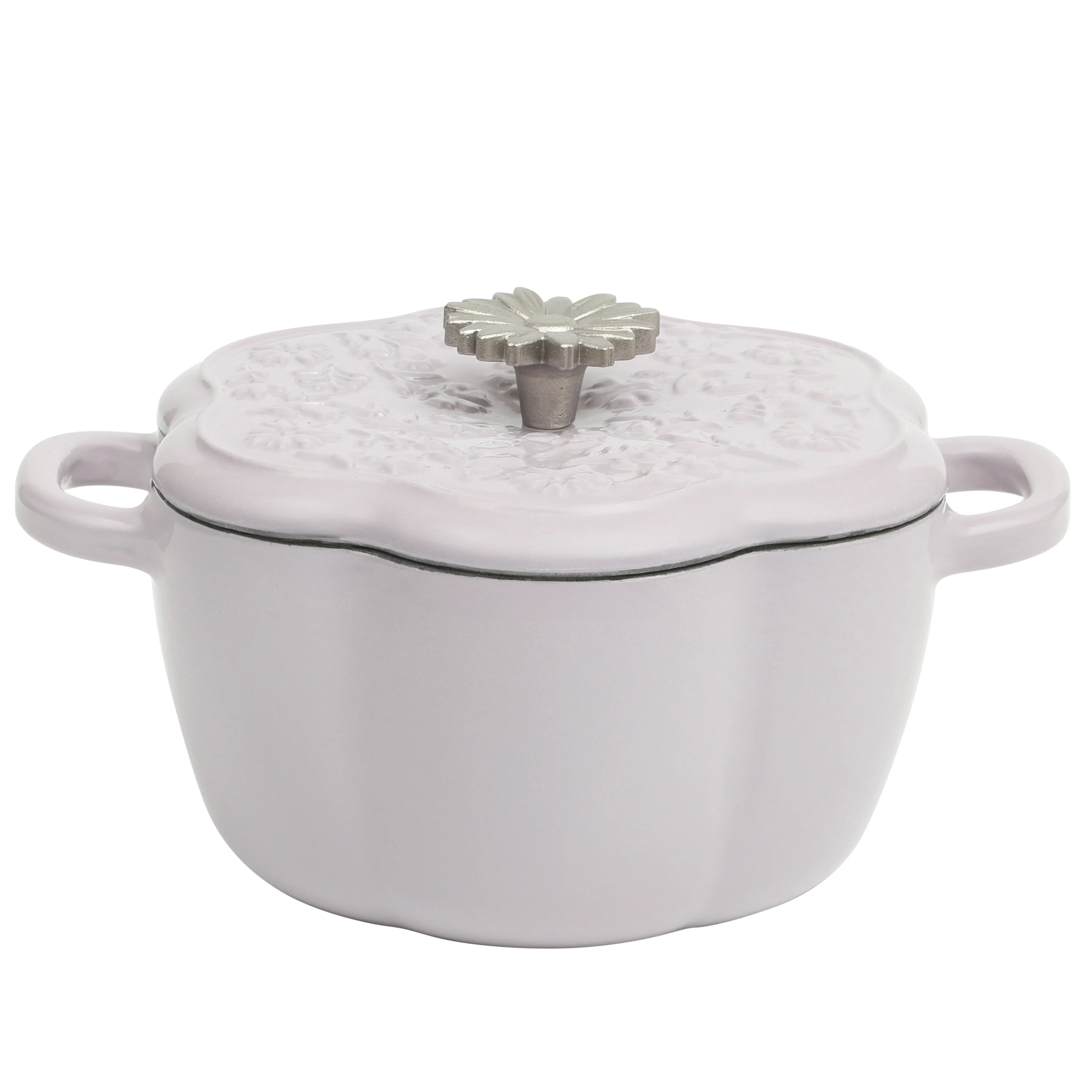 The Pioneer Woman 2-Quart Enamel Cast Iron Dutch Oven Pot with Lid, Iris | Walmart (US)