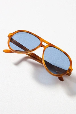 Clare V. Lizzie Aviator Sunglasses | Anthropologie (US)