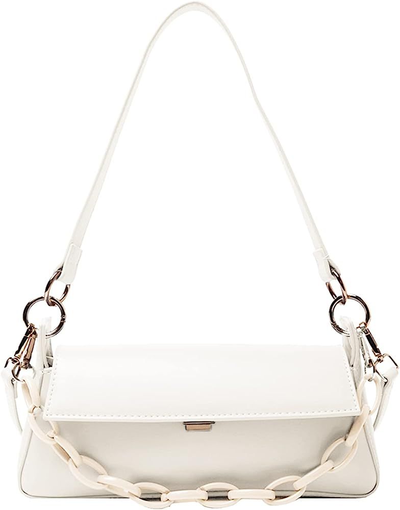 GRACE KARIN Women Shoulder Crossbody Bag Chain Removable Strap Leather Handbags | Amazon (US)