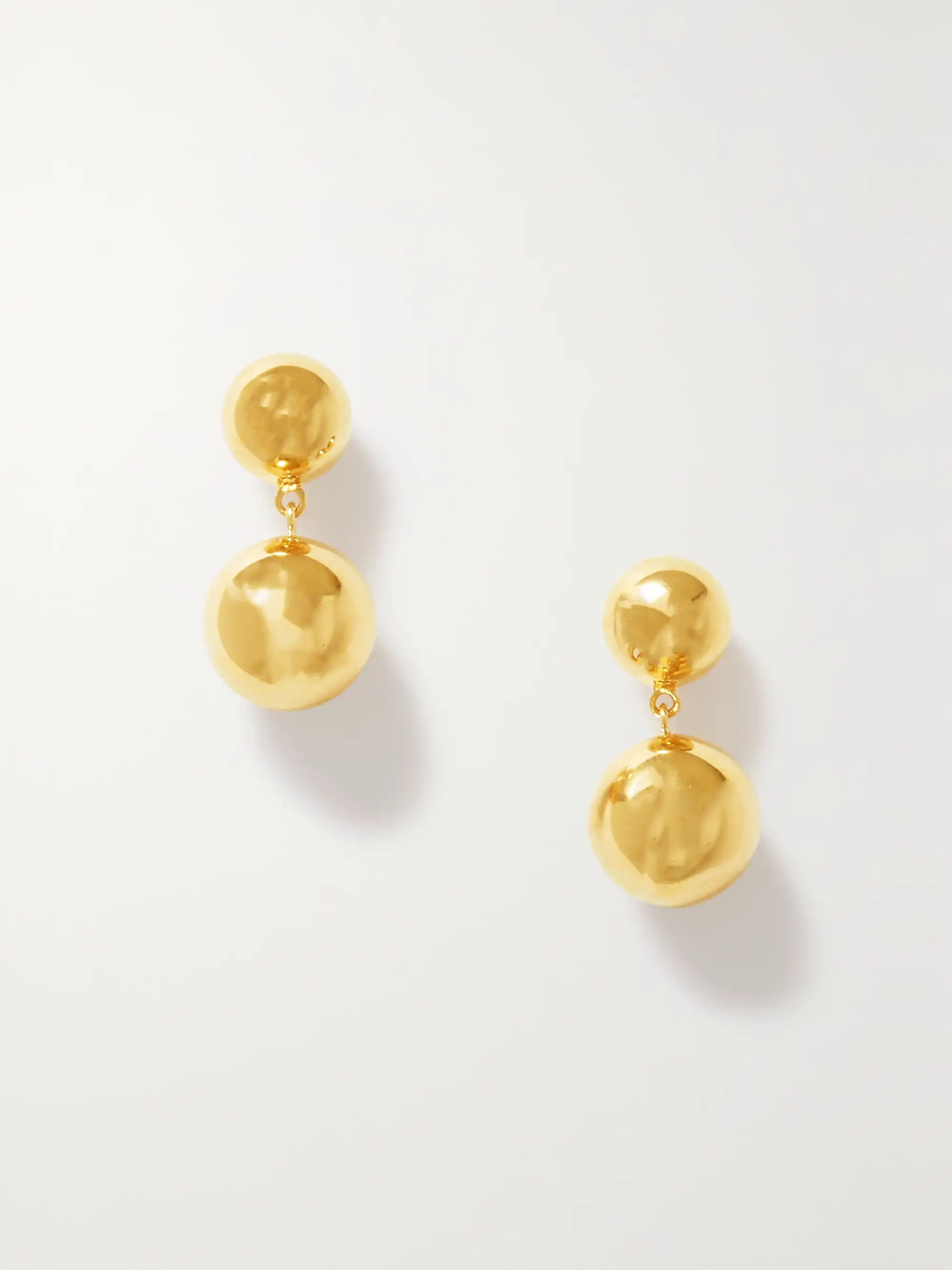 LIÉ STUDIO The Caroline gold-plated earrings | NET-A-PORTER | NET-A-PORTER (US)