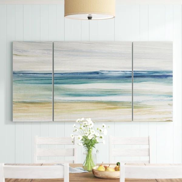 Ocean Breeze - 3 Piece on Canvas | Wayfair North America