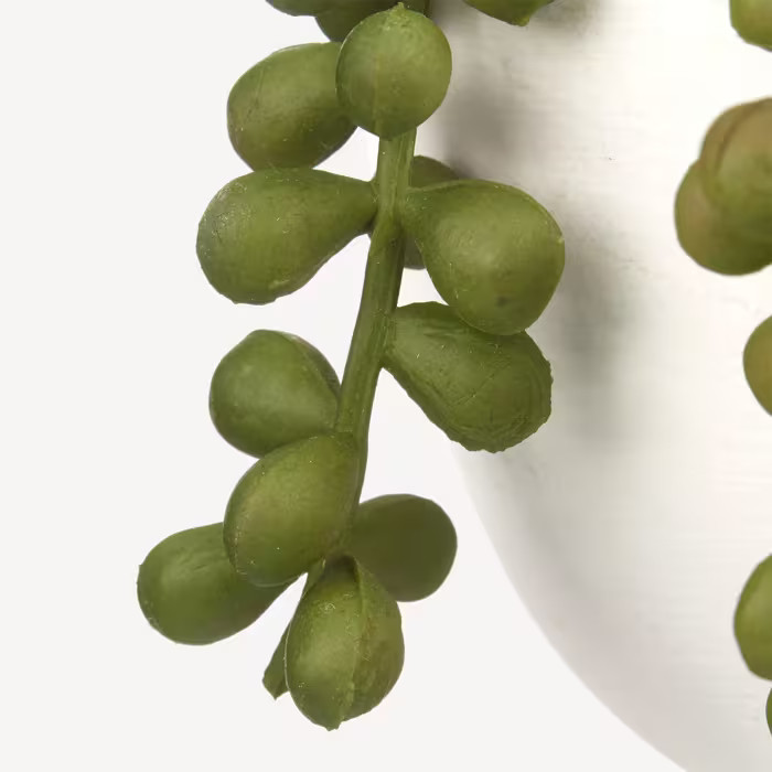 Artificial String of Pearls Plant in Legged Pot | Bouclair