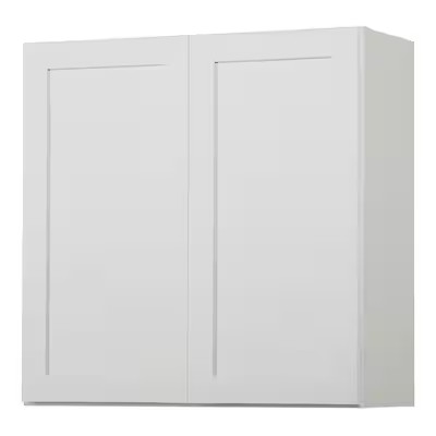 Diamond NOW Arcadia 30-in W x 30-in H x 12-in D White Laminate Door Wall Fully Assembled Stock Ca... | Lowe's