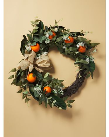SIMPLE HOME COLLECTION
24in Artificial Tangerine And Vine Half Wreath
$29.99 $15.00
Compare At $42 
 | HomeGoods