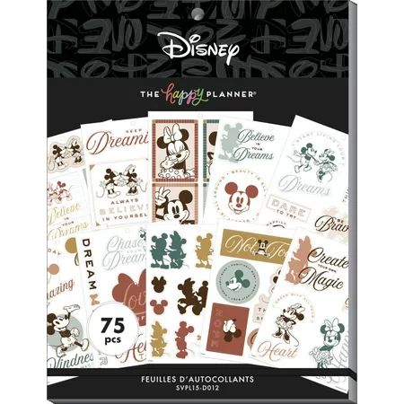 The Happy Planner Disney© Mickey Mouse & Minnie Mouse Farmhouse Large Value Pack Stickers | Walmart (US)