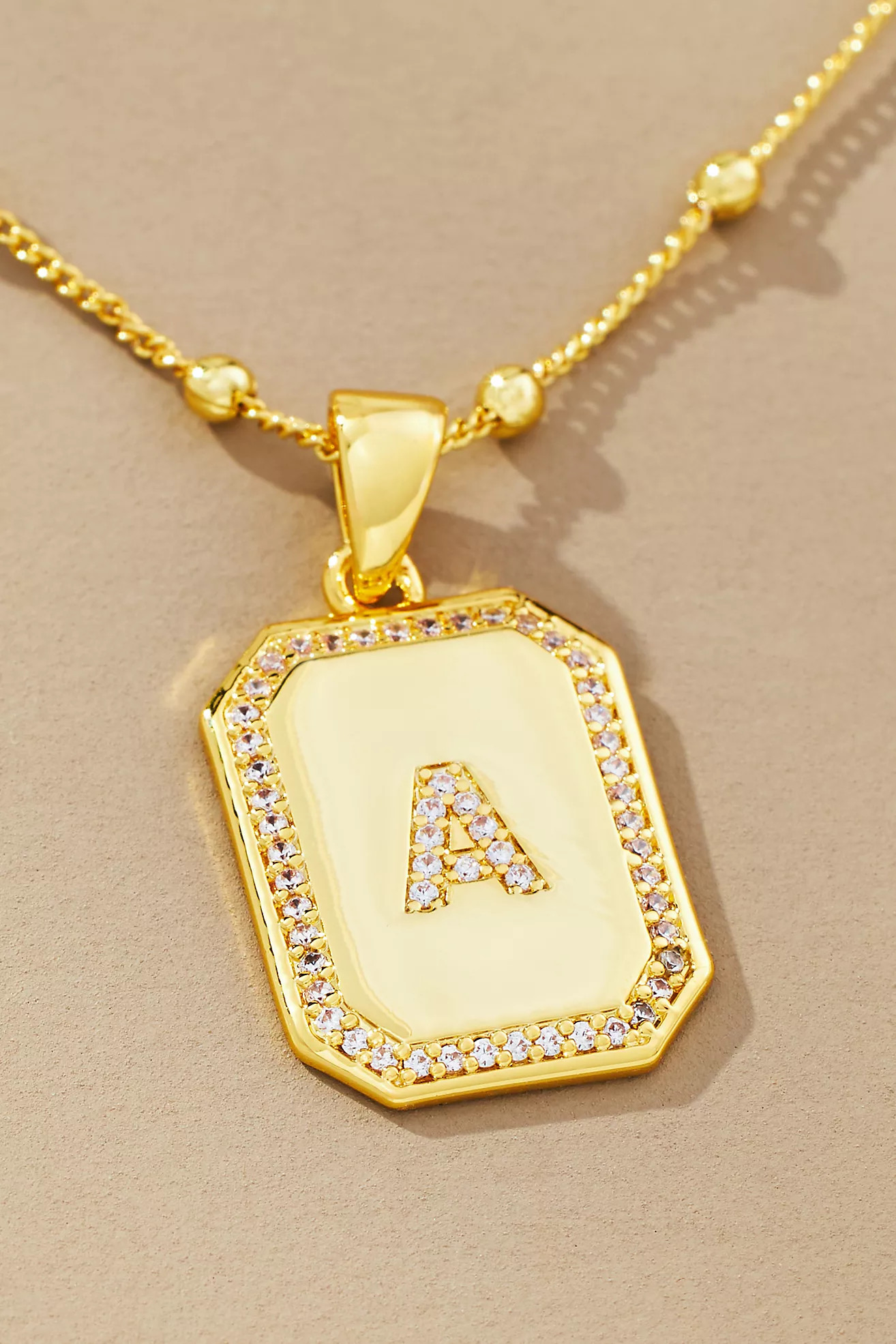 Uncommon James Sur 2.0 Monogram Pendant Necklace | Anthropologie (US)
