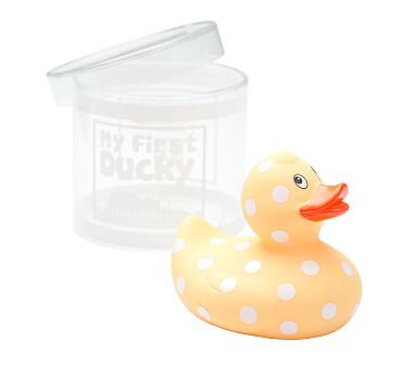 Polka Dot Duckie Bath Squirter | Pottery Barn Kids