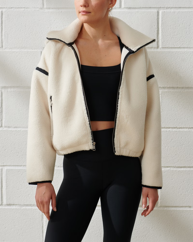 YPB neoWARM Hooded Full-Zip | Abercrombie & Fitch (US)