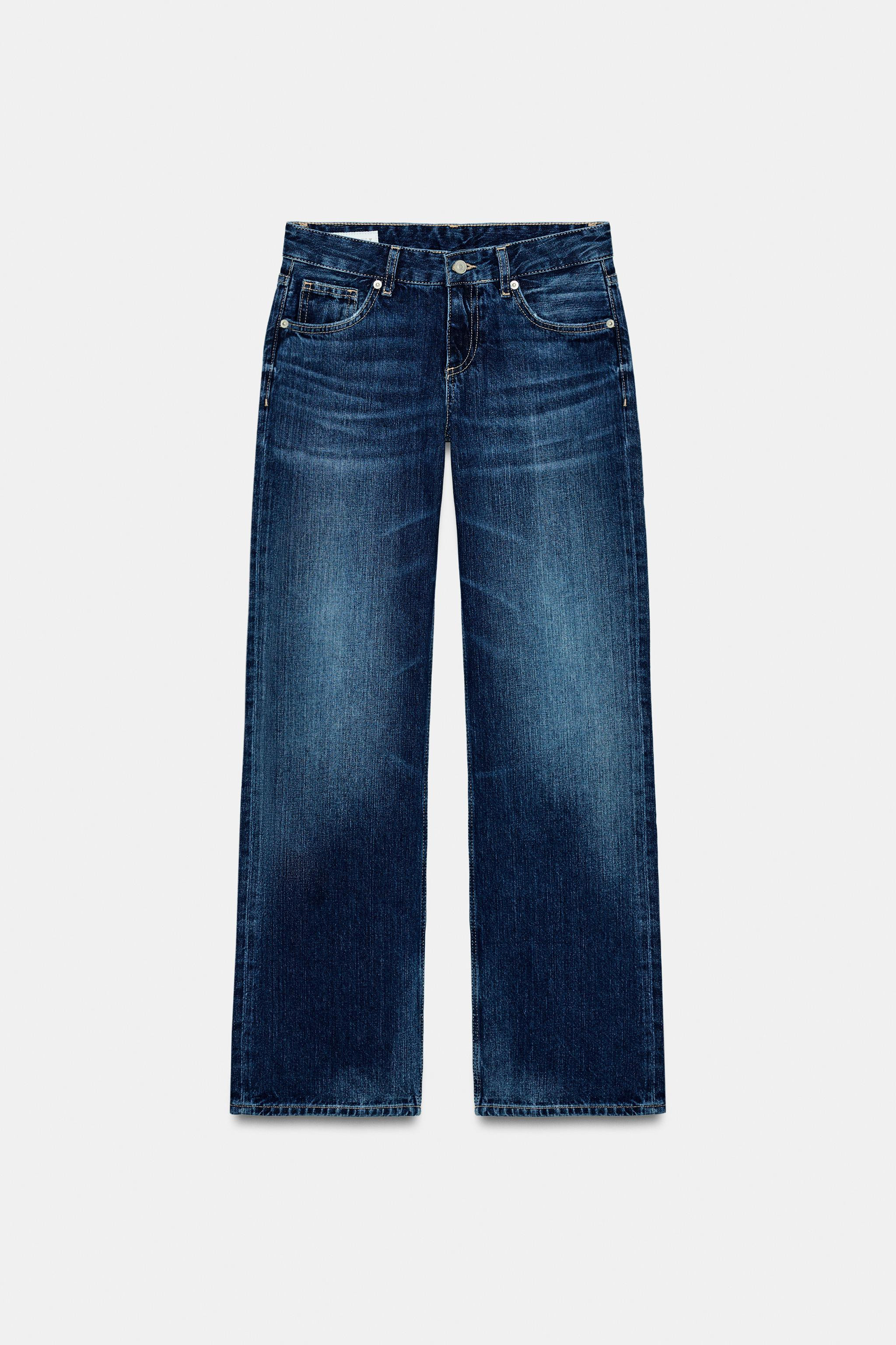 TRF WIDE LEG LOW RISE JEANS | Zara US