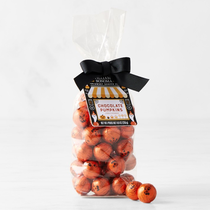Williams Sonoma Foiled Chocolate Pumpkins | Williams-Sonoma