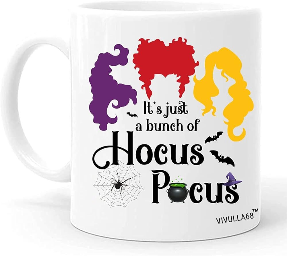 Vivulla68 Hocus Pocus Coffee Mug Hocus Pocus Mug, Hocus Pocus Decorations, Hocus Pocus Coffee Cup... | Amazon (US)