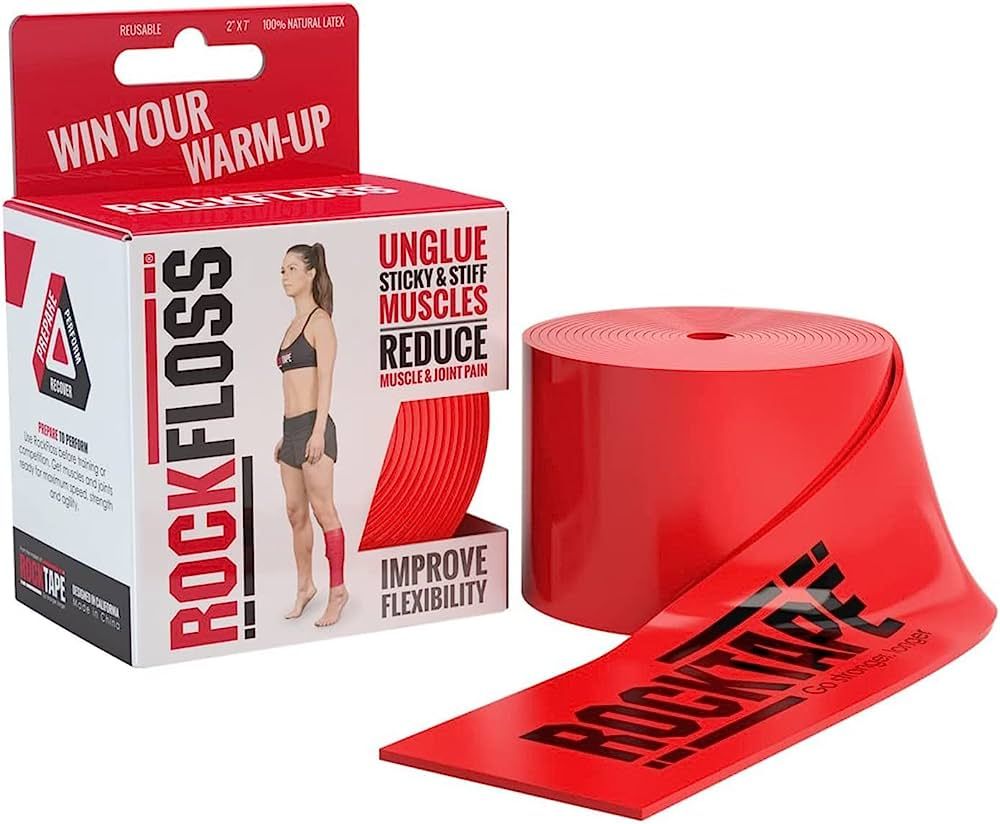 Rocktape RockFloss Tack Mobility Band, Compression Muscle Recovery, Floss for Muscle Soreness, 2"... | Amazon (US)
