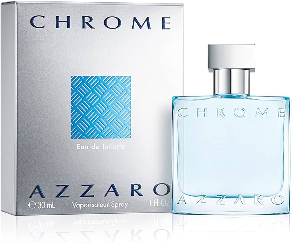 Azzaro Chrome Eau de Toilette - Fresh Aquatic Mens Cologne - Citrus, Woody, Musky Fragrance -Fres... | Amazon (US)