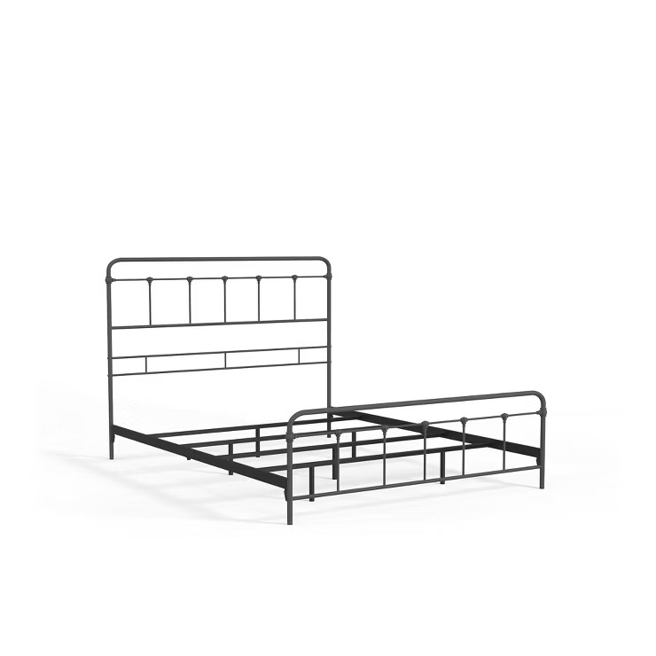 eLuxury Modern Industrial Metal Cordova Bed Frame | Target