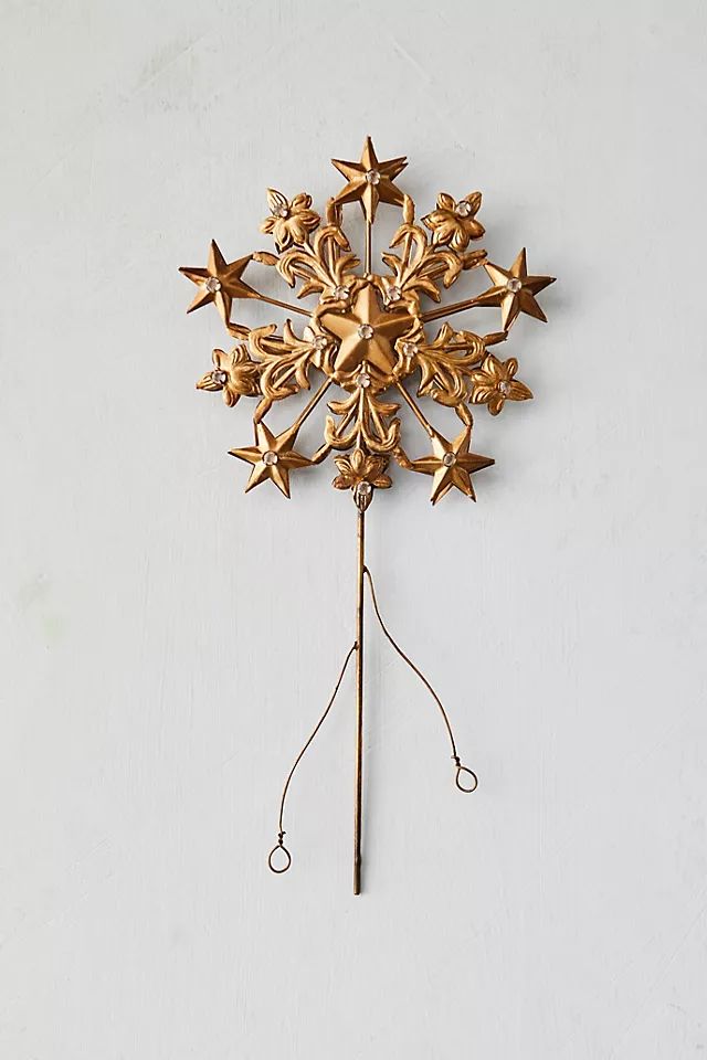 Starry Snowflake Tree Topper | Anthropologie (US)