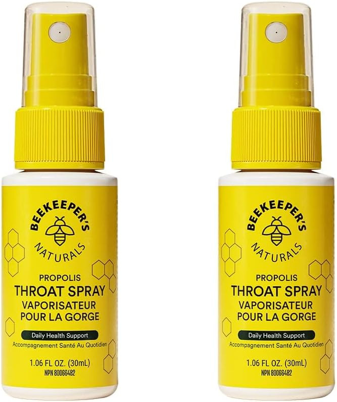 BEEKEEPER'S NATURALS Propolis Throat Spray - 85mg Bee Propolis Extract - Natural Immune Support, ... | Amazon (CA)