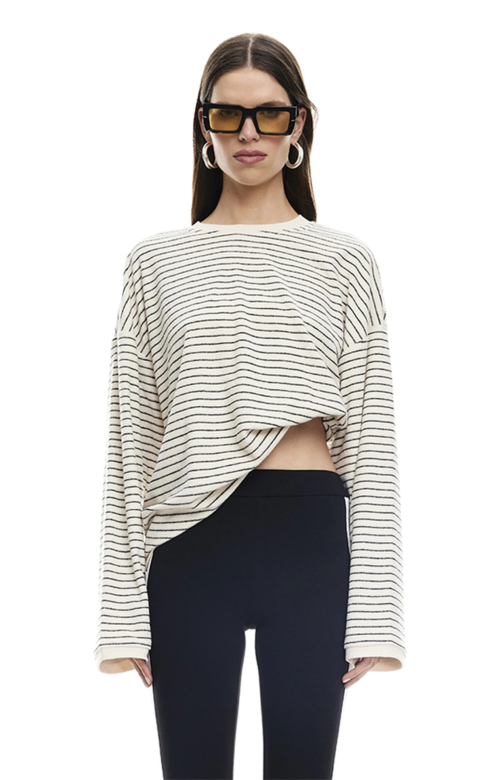 LIONESS Cheri Striped Long Sleeve Top | PacSun