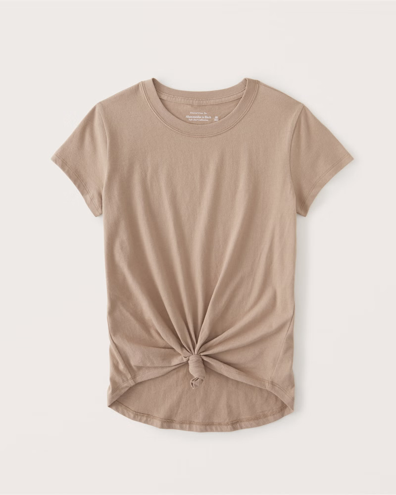 Knotted Crew Tee | Abercrombie & Fitch (US)