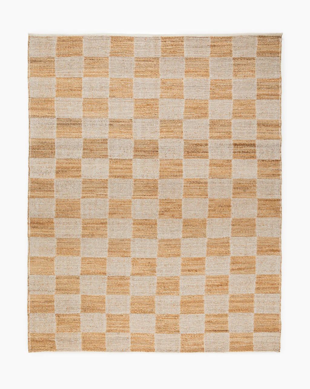 Wool & Jute Handwoven Checkered Rug | McGee & Co. (US)