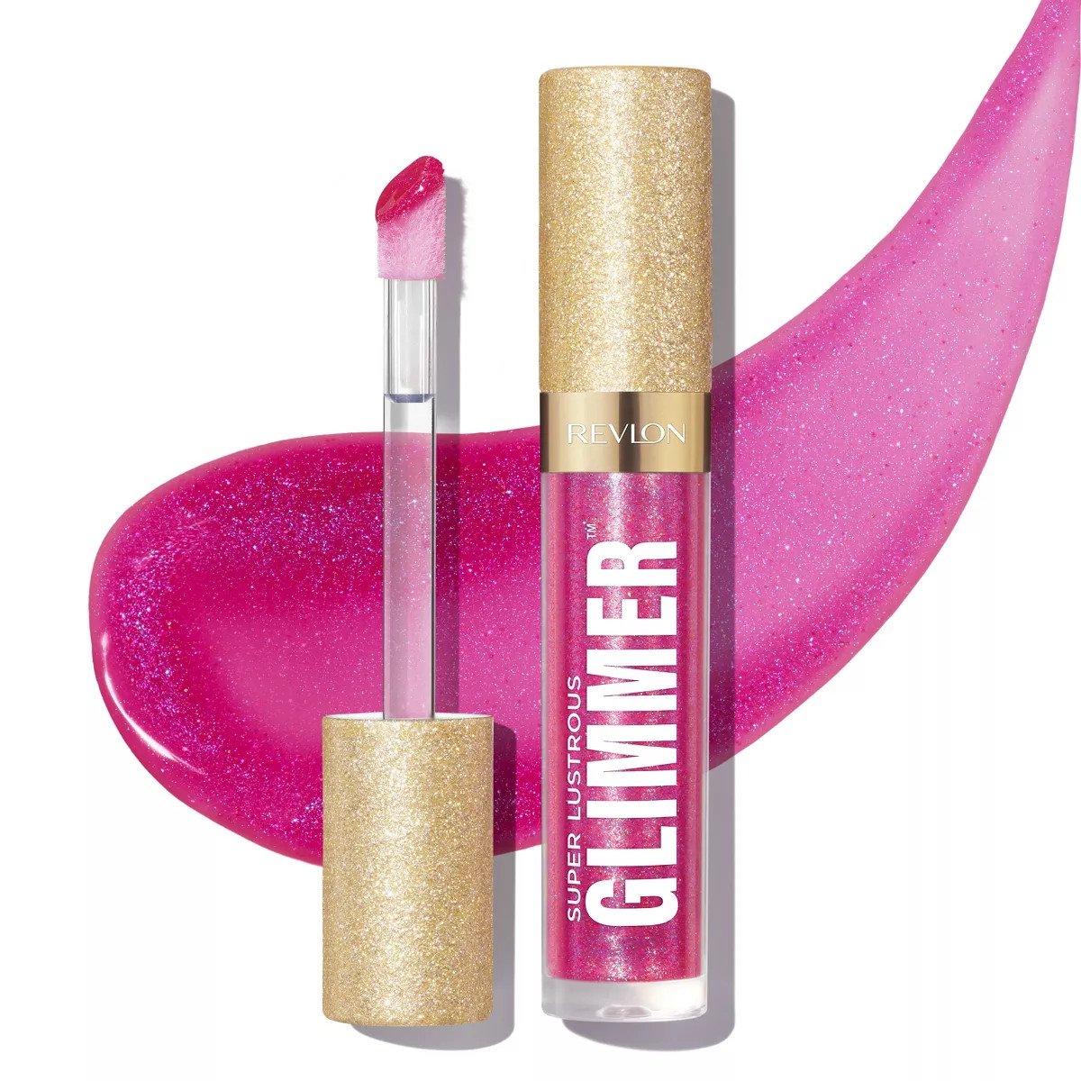 Revlon Super Lustrous Glimmer Gloss - Plant Based Glitter - 0.13 fl oz | Target