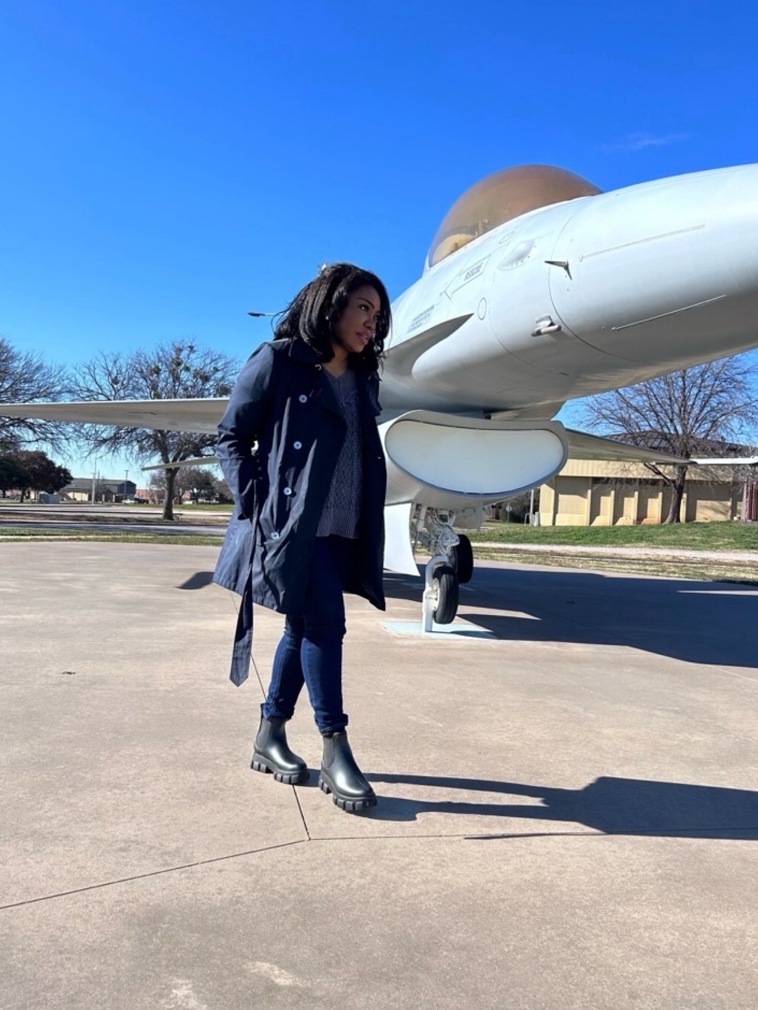 Casual Winter Look on base!!  Boots size 7. Coat size Medium 

#LTKGiftGuide #LTKshoecrush #LTKSeasonal